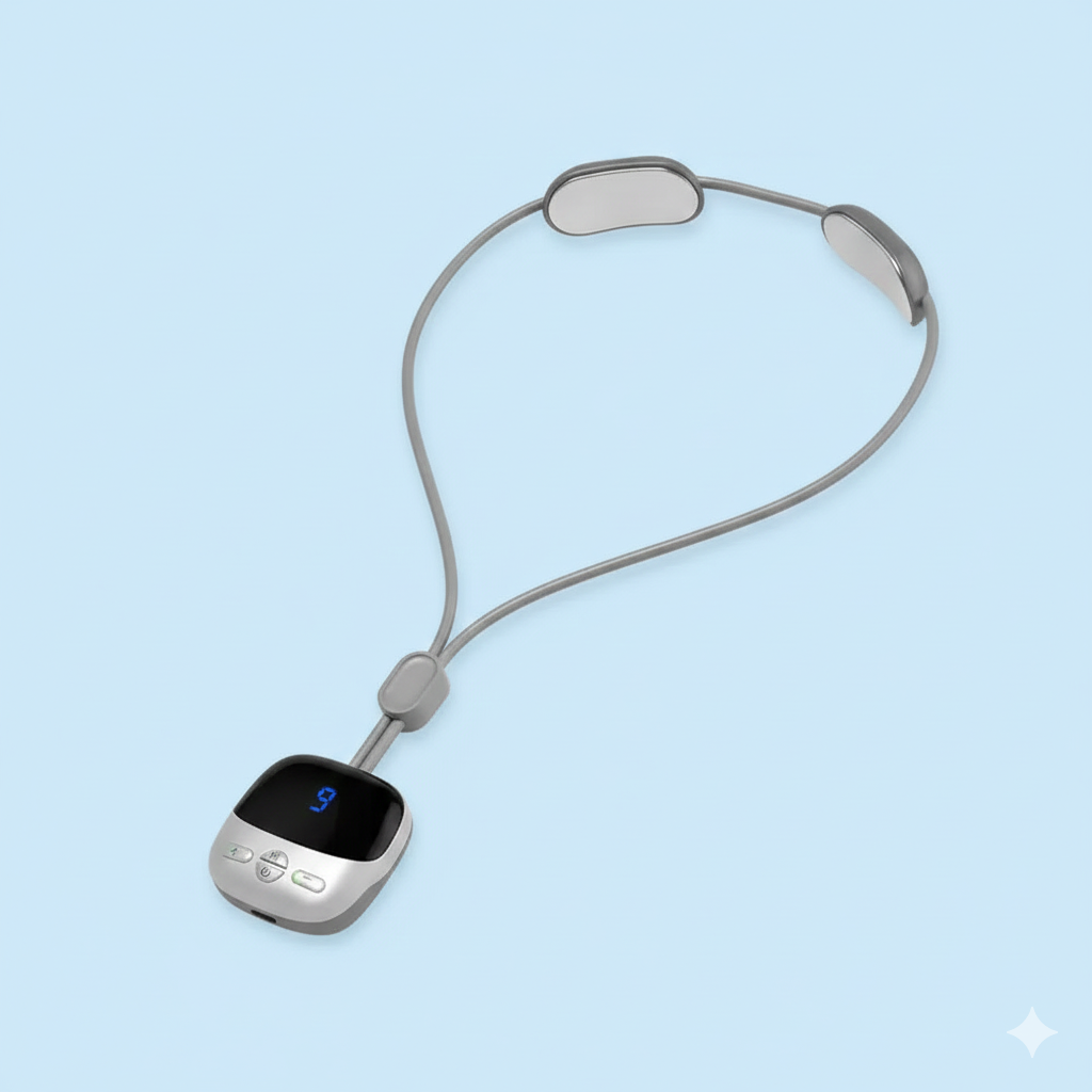 Pendant™ Nackmassör – EMS & Värme – Trådlös & Portabel